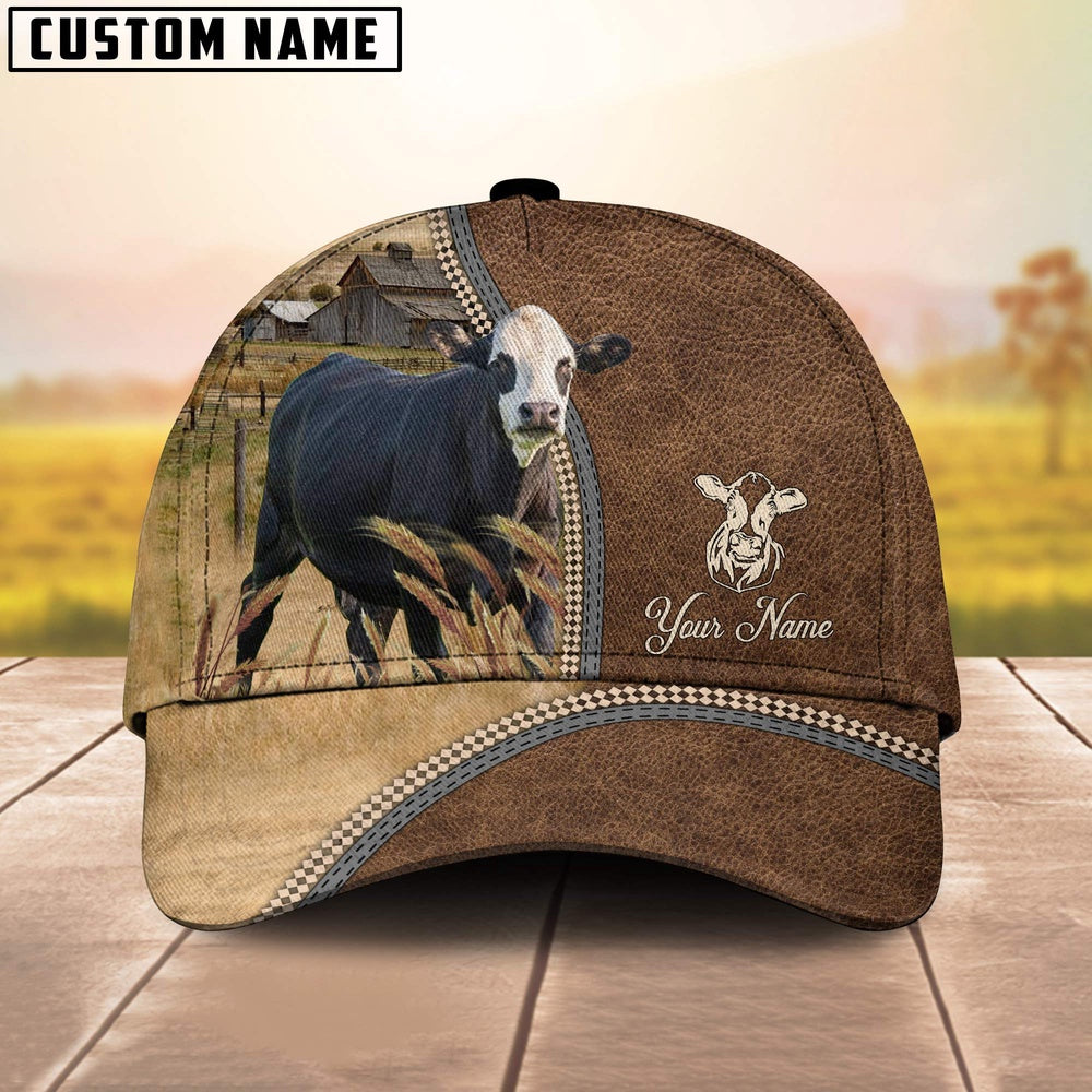 Personalized Name Black Baldy Farming Cap, Farmer Cap, Cap For Farmers, Best Farm Hat, Farm Use Hat