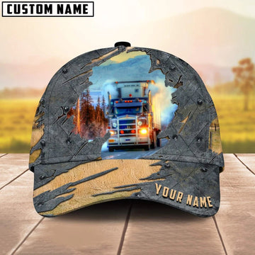 Personalized Name Blue And White Trucker Classic Cap 2024, Farmer Cap, Cap For Farmers, Best Farm Hat, Farm Use Hat