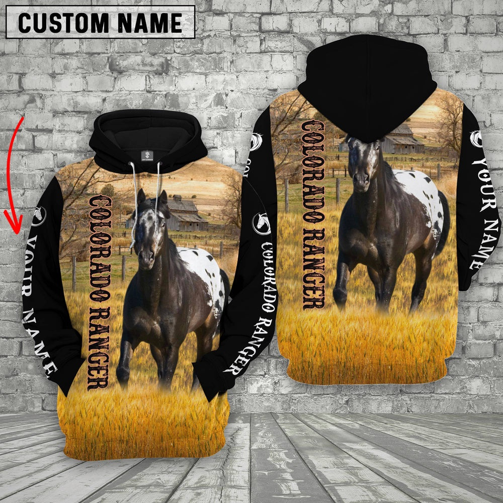 Personalized Name Colorado Ranger House On The Farm 3D Hoodie, Farmer Hoodie, Custom Farm Shirts, Farmer T Shirt