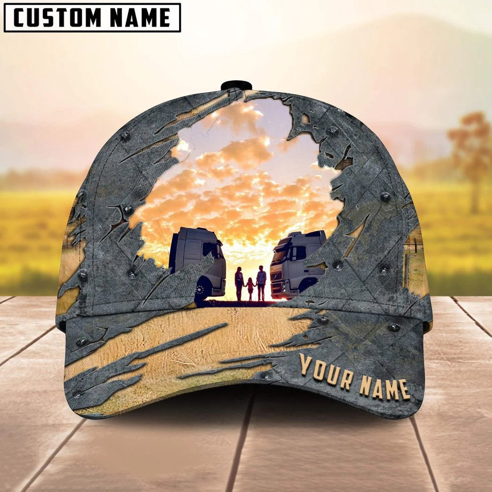 Personalized Name Happy Family Trucker Classic Cap 2024, Farmer Cap, Cap For Farmers, Best Farm Hat, Farm Use Hat
