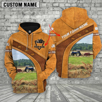Personalized Name Hay Producer Hoodie TT1, Farmer Hoodie, Custom Farm Shirts, Farmer T Shirt