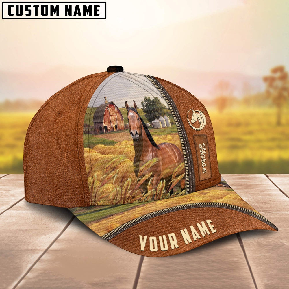 Personalized Name Horse Barn Farm Cap, Farmer Cap, Cap For Farmers, Best Farm Hat, Farm Use Hat