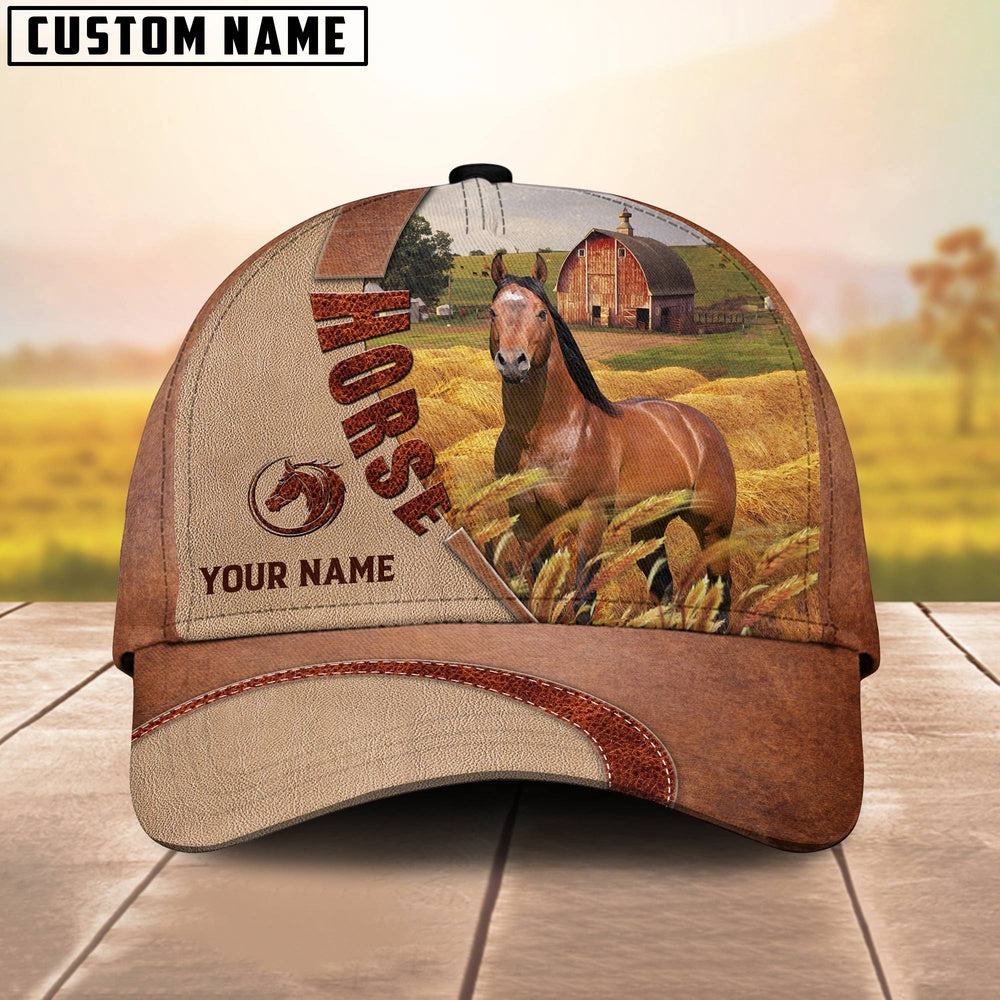 Personalized Name Horse Farm Barn Cap, Farmer Cap, Cap For Farmers, Best Farm Hat, Farm Use Hat