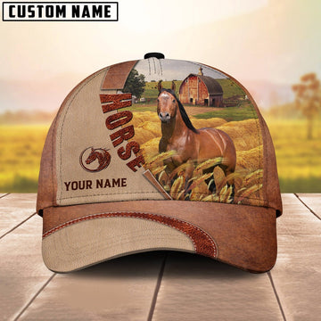 Personalized Name Horse Farm Barn Cap, Farmer Cap, Cap For Farmers, Best Farm Hat, Farm Use Hat