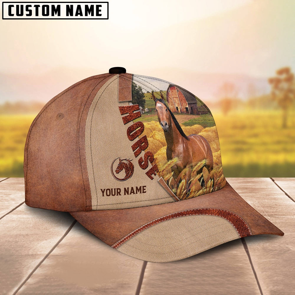 Personalized Name Horse Farm Barn Cap, Farmer Cap, Cap For Farmers, Best Farm Hat, Farm Use Hat