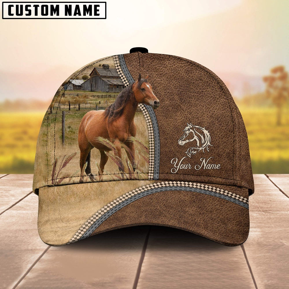 Personalized Name Horse Farming Cap, Farmer Cap, Cap For Farmers, Best Farm Hat, Farm Use Hat