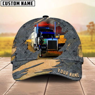 Personalized Name Red Sunset Trucker Classic Cap 2024, Farmer Cap, Cap For Farmers, Best Farm Hat, Farm Use Hat