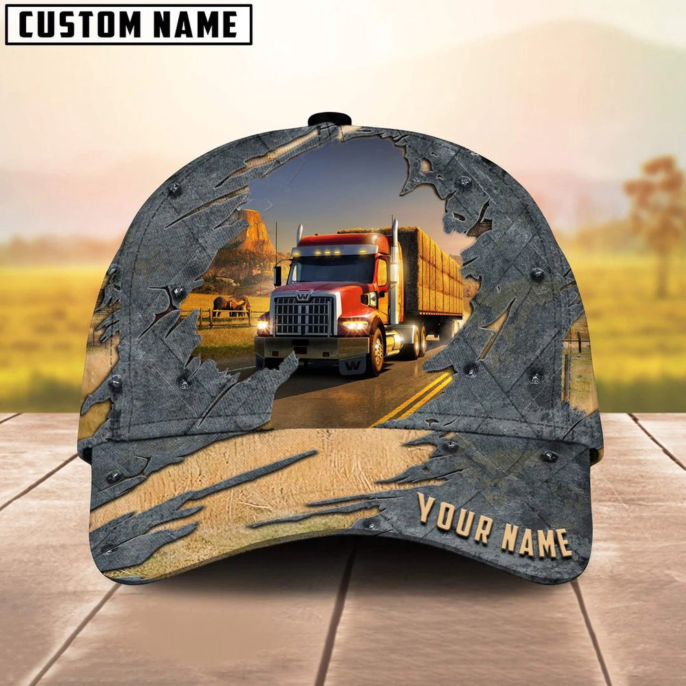Personalized Name Red Trucker Classic Cap 2024, Farmer Cap, Cap For Farmers, Best Farm Hat, Farm Use Hat