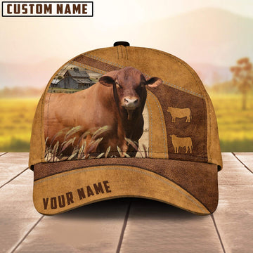 Personalized Name Senepol Cattle Cap, Farmer Cap, Cap For Farmers, Best Farm Hat, Farm Use Hat