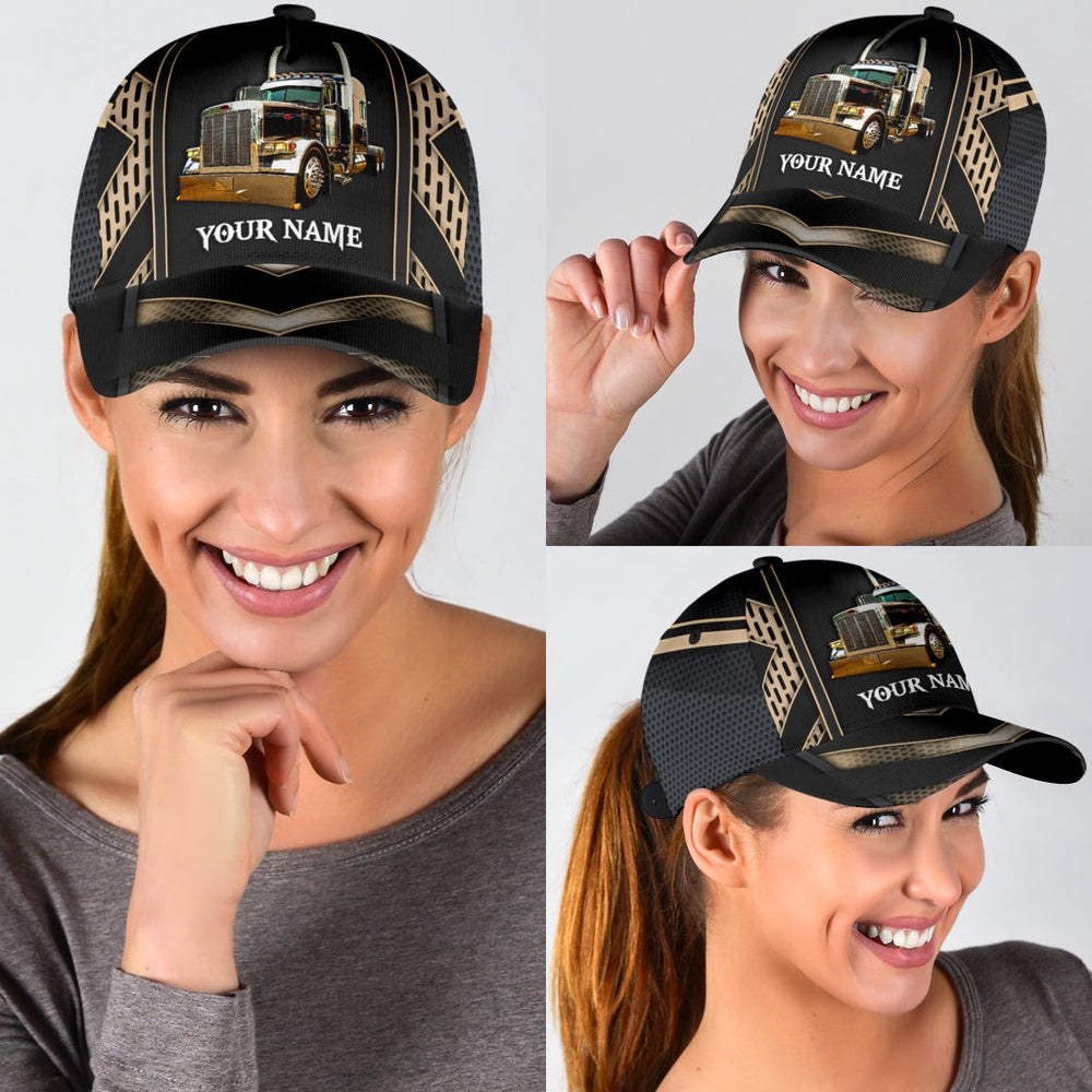 Personalized Name Yellow Trucker Classic Cap, Farmer Cap, Cap For Farmers, Best Farm Hat, Farm Use Hat