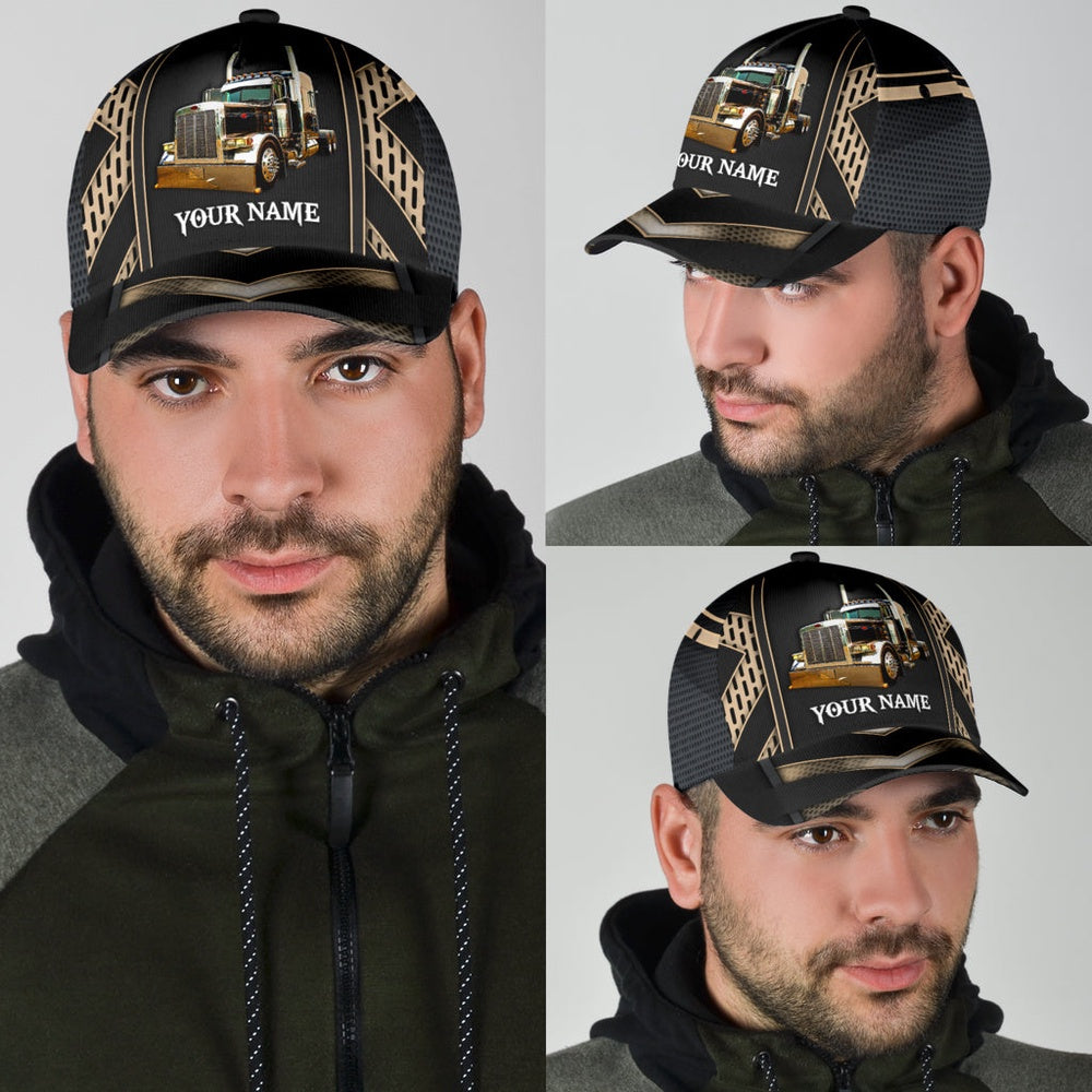 Personalized Name Yellow Trucker Classic Cap, Farmer Cap, Cap For Farmers, Best Farm Hat, Farm Use Hat