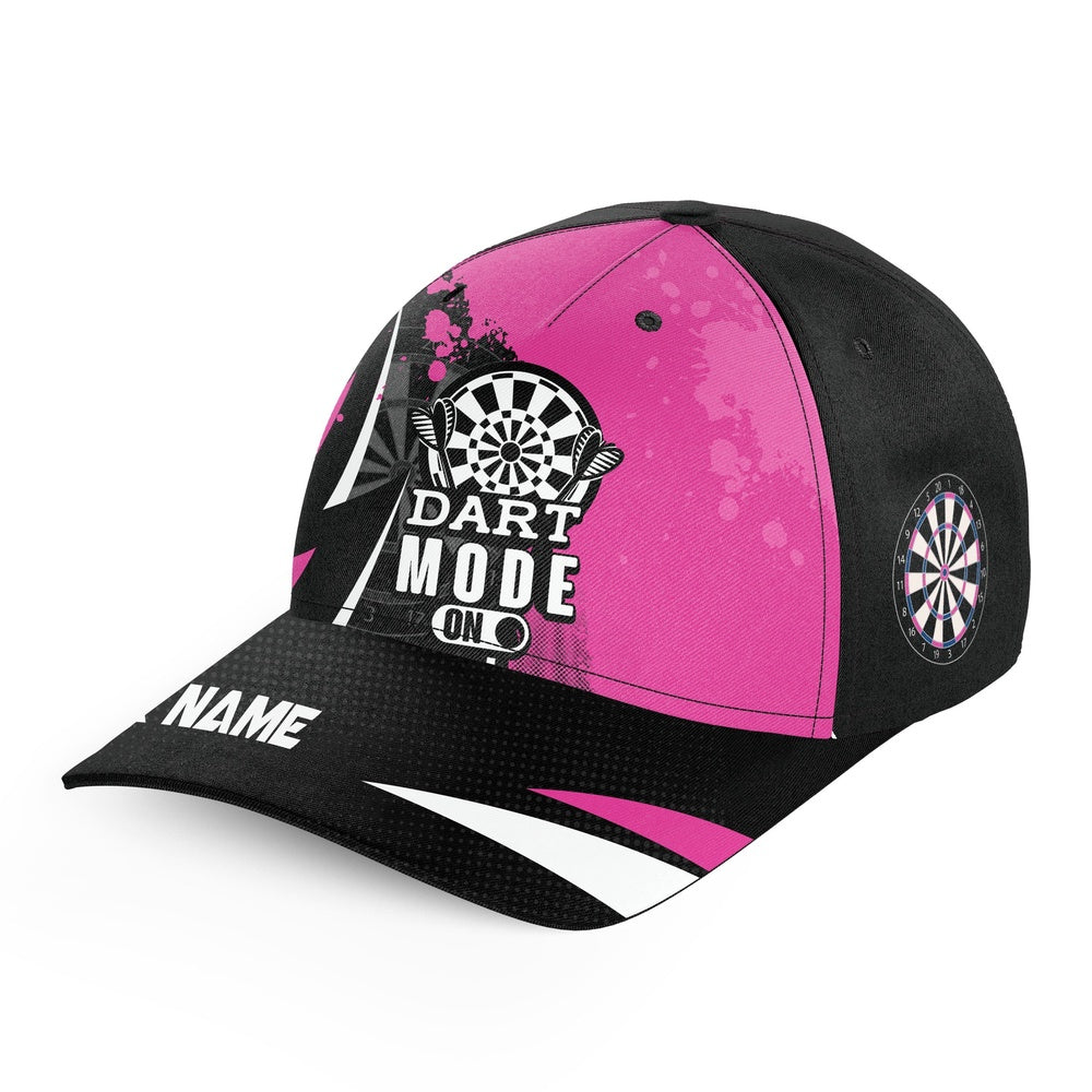 Personalized Pink Darts Mode On Baseball Darts Hats Custom Darts Caps For Player, Darts Team Cap Hats