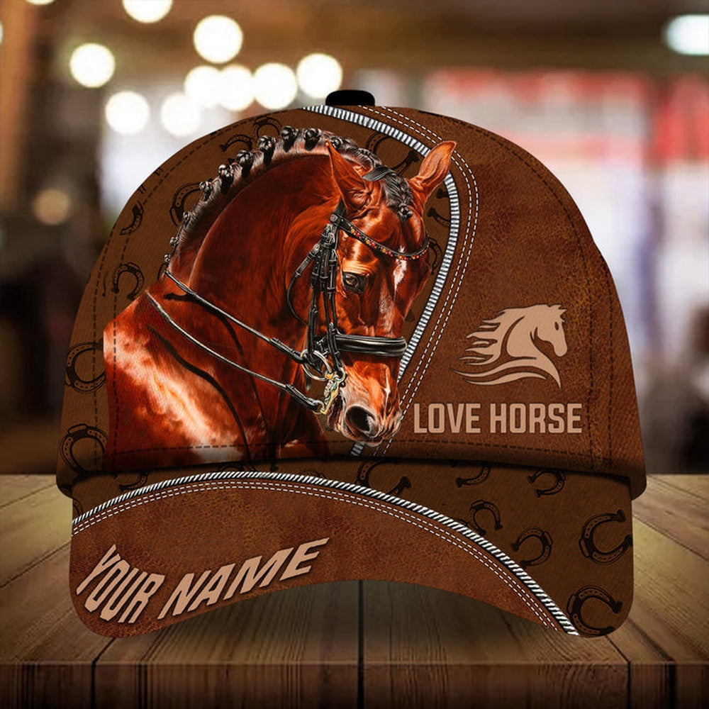 Personalized epic art horse Happiness zip leather pattern cap, Farmer Cap, Cap For Farmers, Best Farm Hat, Farm Use Hat