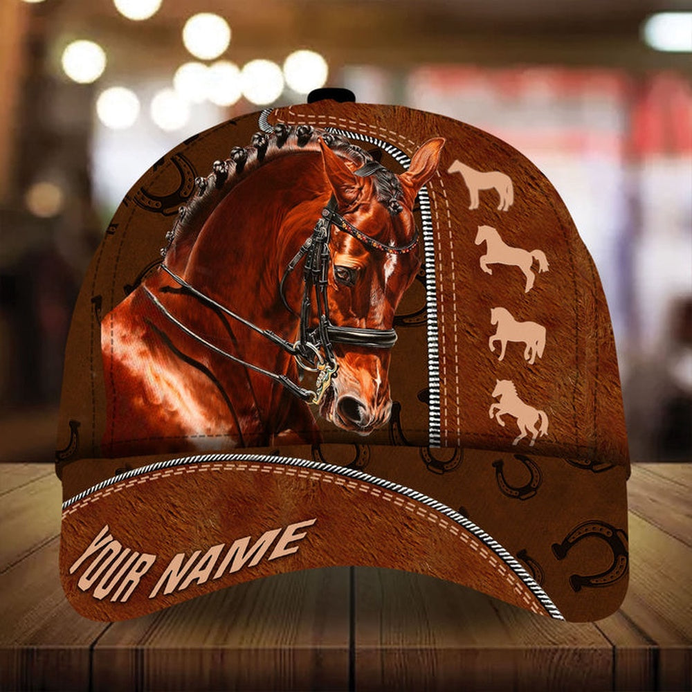 Personalized epic art horse leather pattern cap, Farmer Cap, Cap For Farmers, Best Farm Hat, Farm Use Hat