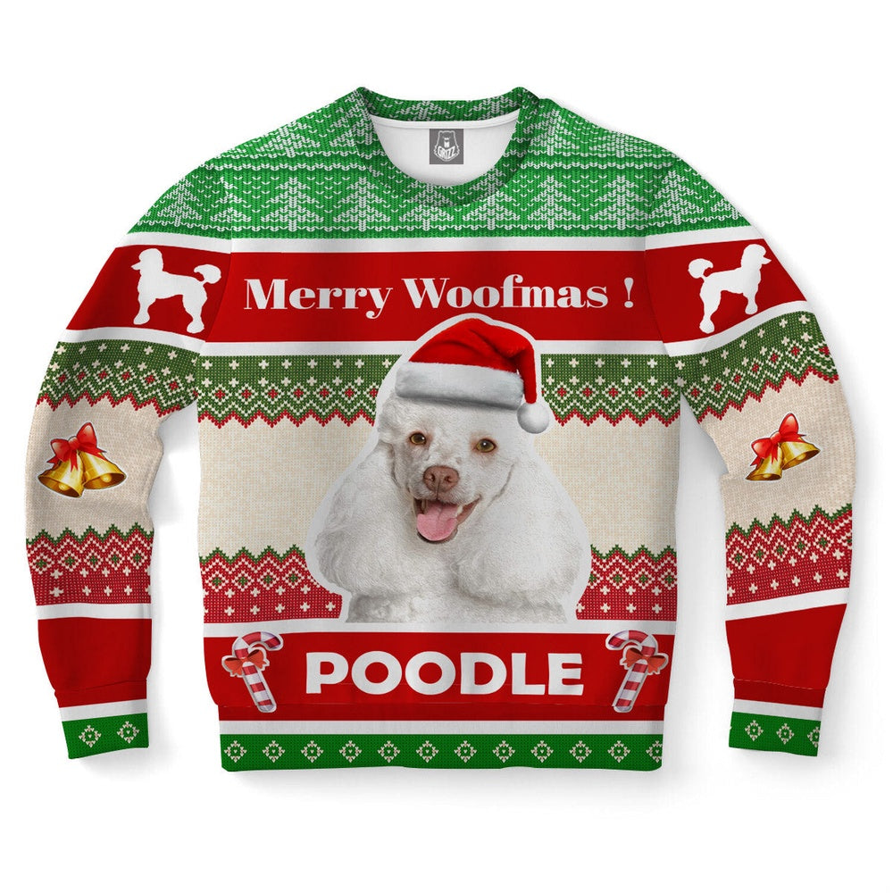 Poodle Dog Ugly Christmas Sweater, Christmas Ugly Sweater, Sweater Xmas, Ugly Sweater