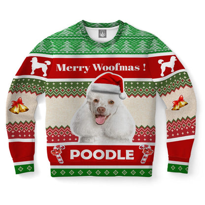 Poodle Dog Ugly Christmas Sweater, Christmas Ugly Sweater, Sweater Xmas, Ugly Sweater
