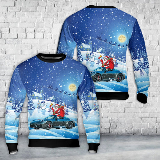 Porsche 911 Christmas Sweater, Christmas Ugly Sweater, Sweater Xmas, Ugly Sweater