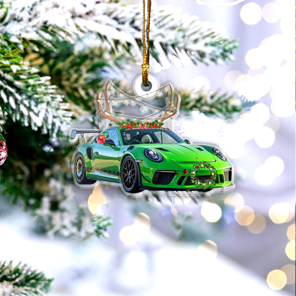 Porsche 911 GT3 RS Christmas Ornament, Christmas Ornament, Xmas Decorations