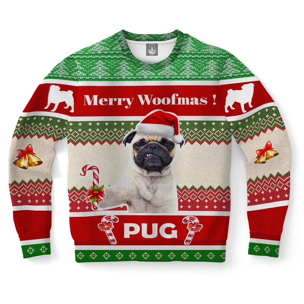 Pug Dog Ugly Christmas Sweater, Christmas Ugly Sweater, Sweater Xmas, Ugly Sweater