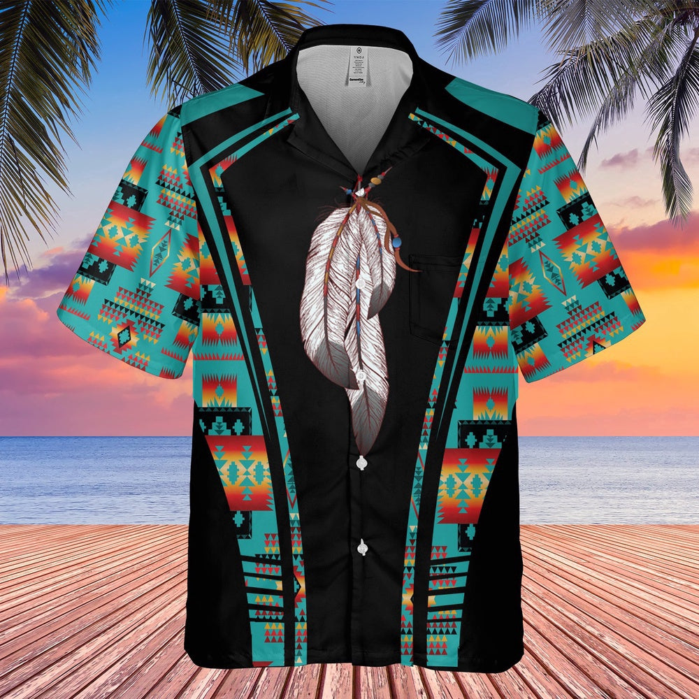 Pure Beauty Native American Hawaiian Shirt, America Shirt, Native American Hawaiian Shirt