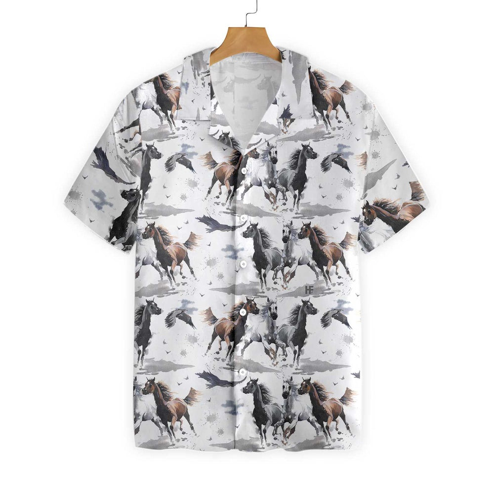 Racing Horse All Over Printed Hawaiian Shirt, Farm Hawaiian Shirt, Farmer Hawaii
