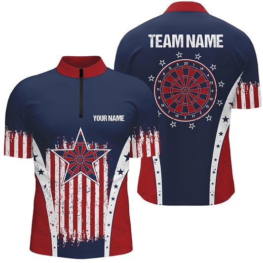 Retro American Flag Darts Jersey Shirt Personalized Patriotic Darts Jerseys For Me, Darts Team Jersey Shirt