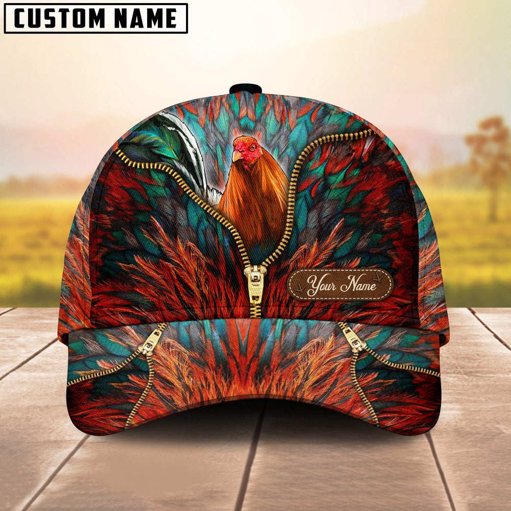Rooster Hair Color Customized Name Cap, Farmer Cap, Cap For Farmers, Best Farm Hat, Farm Use Hat