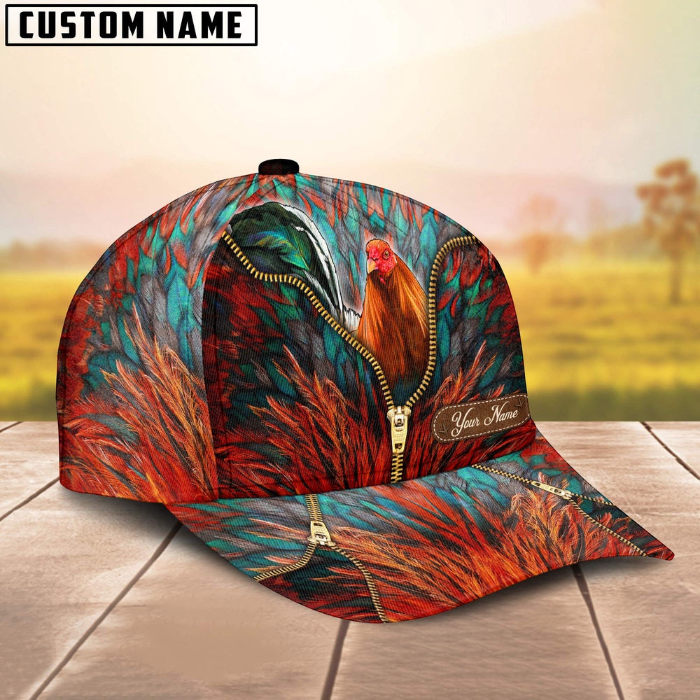 Rooster Hair Color Customized Name Cap, Farmer Cap, Cap For Farmers, Best Farm Hat, Farm Use Hat
