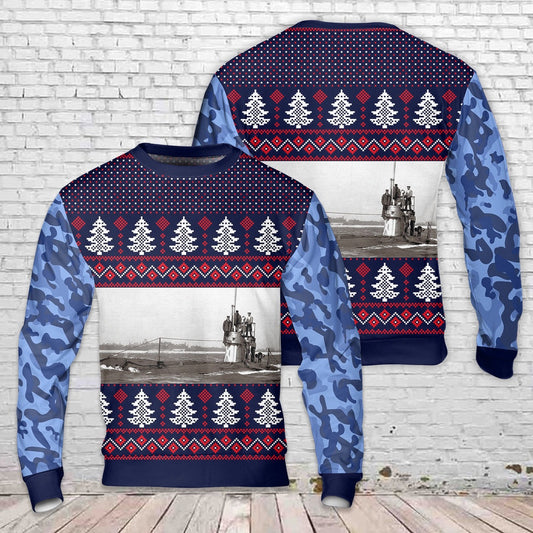 Royal Navy A-class submarine (1903) Christmas Sweater, Christmas Ugly Sweater, Sweater Xmas, Ugly Sweater