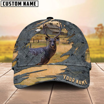 Sambar Deer Customized Name Cap, Farmer Cap, Cap For Farmers, Best Farm Hat, Farm Use Hat