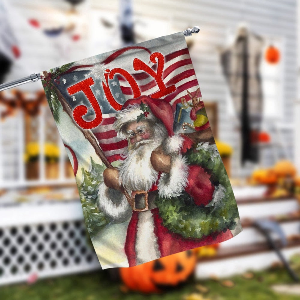 Santa Christmas Garden FlagXmas, Garden Flags, Outdoor Xmas Flags, Christmas Outdoor Decor