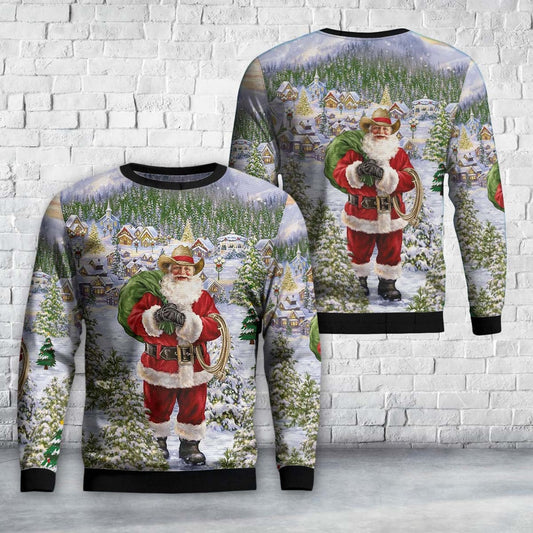 Santa Claus Christmas Sweater, Christmas Ugly Sweater, Sweater Xmas, Ugly Sweater