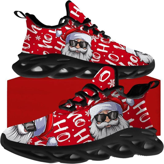 Santa Claus Hohoho Max Soul Shoes, Christmas Sneakers, Christmas Shoes, Christmas Clunky Sneaker