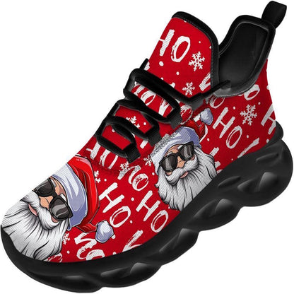 Santa Claus Hohoho Max Soul Shoes, Christmas Sneakers, Christmas Shoes, Christmas Clunky Sneaker