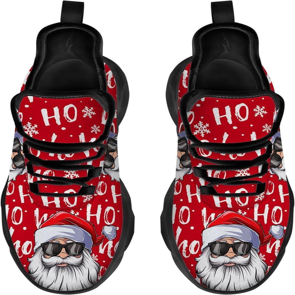 Santa Claus Hohoho Max Soul Shoes, Christmas Sneakers, Christmas Shoes, Christmas Clunky Sneaker