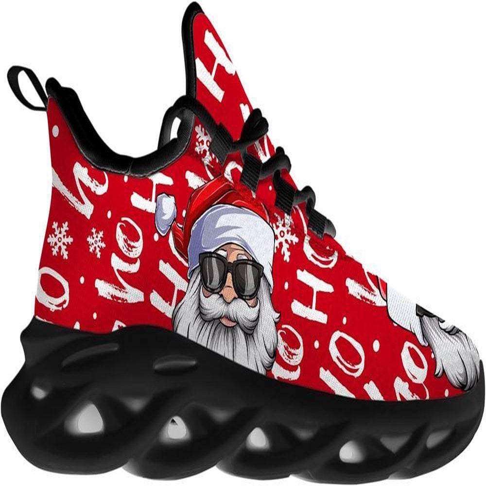 Santa Claus Hohoho Max Soul Shoes, Christmas Sneakers, Christmas Shoes, Christmas Clunky Sneaker