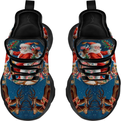 Santa Claus Is Coming Max Soul Shoes, Christmas Sneakers, Christmas Shoes, Christmas Clunky Sneaker