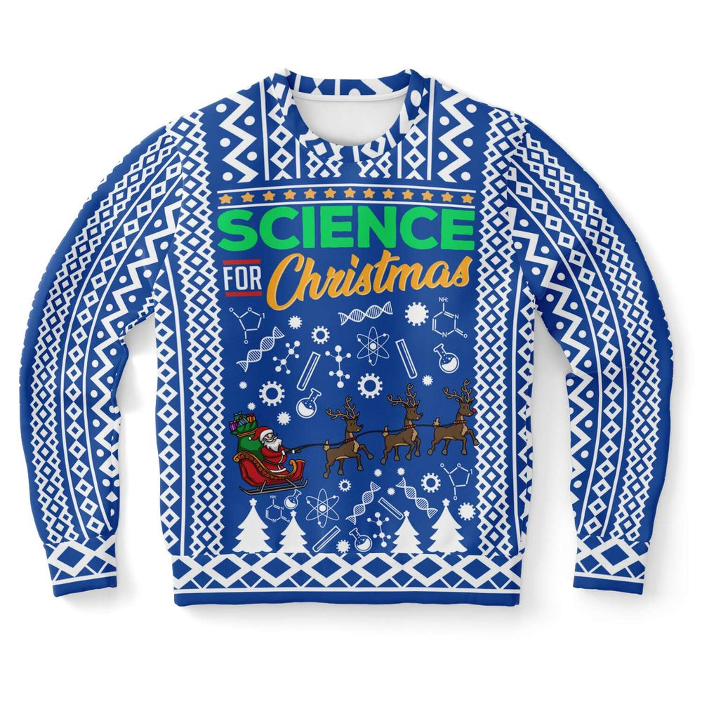 Science for Christmas Ugly Christmas Sweater, Christmas Ugly Sweater, Sweater Xmas, Ugly Sweater