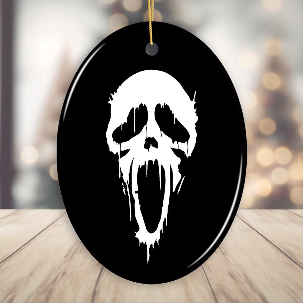 Scream Horror Ornament, Christmas Ornament