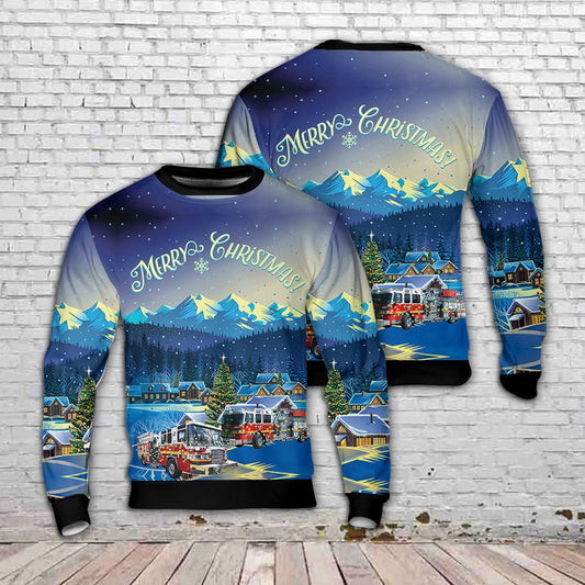 Seminole County Fire Department Christmas Sweater, Christmas Ugly Sweater, Sweater Xmas, Ugly Sweater