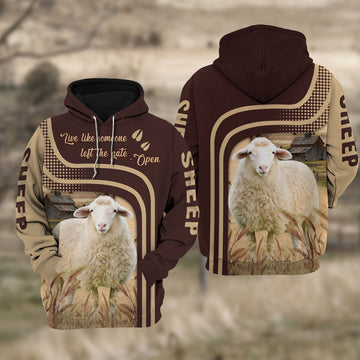 Sheep Live Like Some One Hoodie, Farmer Hoodie, Farm Themed Shirts, Farm Tee Shirts