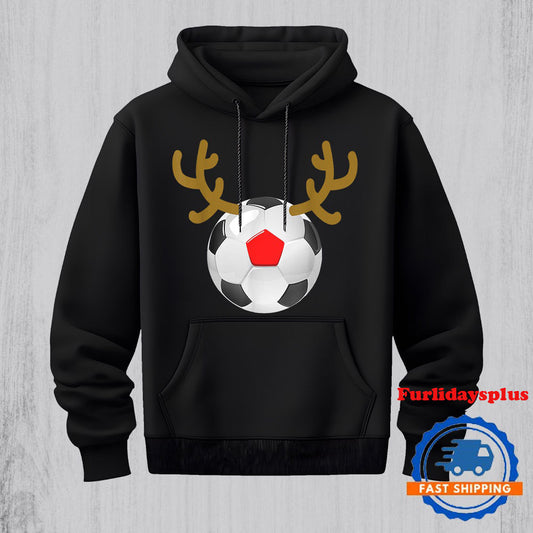 Soccer Reindeer Funny Christmass Hoodie, Christmas T Shirt, Christmas Sweatshirt