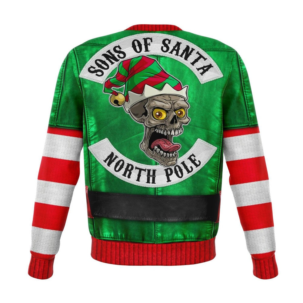 Son Of Santa North Pole Christmas Ugly Sweater, Christmas Ugly Sweater, Sweater Xmas, Ugly Sweater