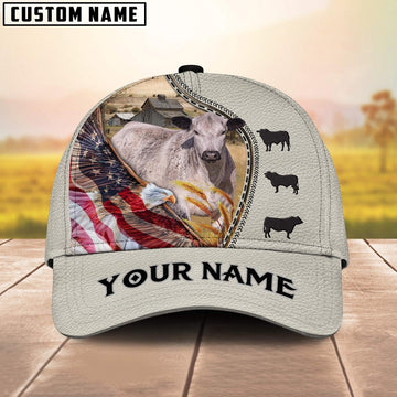 Speakle Park Eagle US Flag Leather Pattern Customized 3D Cap, Farmer Cap, Cap For Farmers, Best Farm Hat, Farm Use Hat