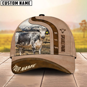 Speckle Park Custom Name Light Brown Cap, Farmer Cap, Cap For Farmers, Best Farm Hat, Farm Use Hat