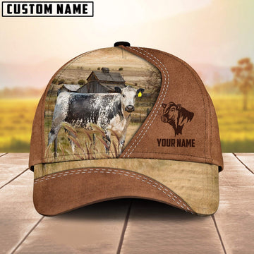 Speckle Park Customized Name Brown Cap, Farmer Cap, Cap For Farmers, Best Farm Hat, Farm Use Hat