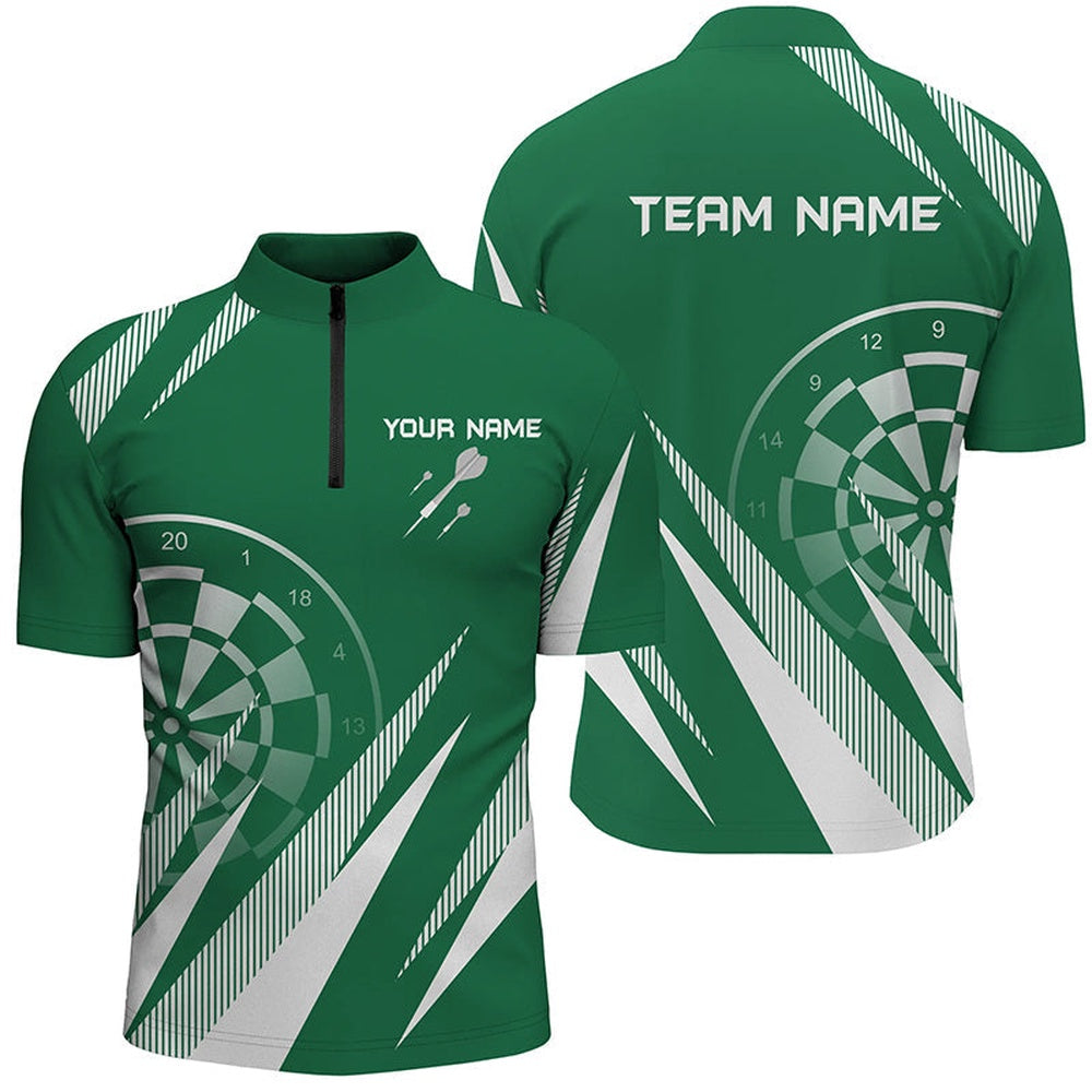 St Patrick Day Green Mens Darts Jersey Shirt Custom Darts Shirt For Men Dart Jersey, Darts Team Jersey Shirt