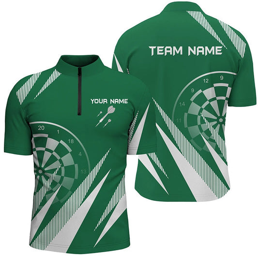 St Patrick Day Green Mens Darts Jersey Shirt Custom Darts Shirt For Men Dart Jersey, Darts Team Jersey Shirt