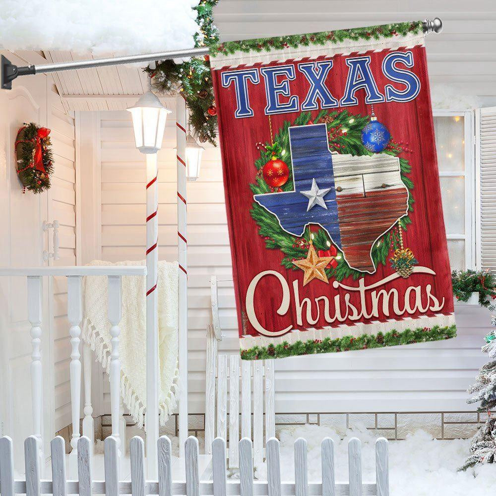 Texas Christmas Flag Merry Christmas, Christmas Outdoor Decor Decoration