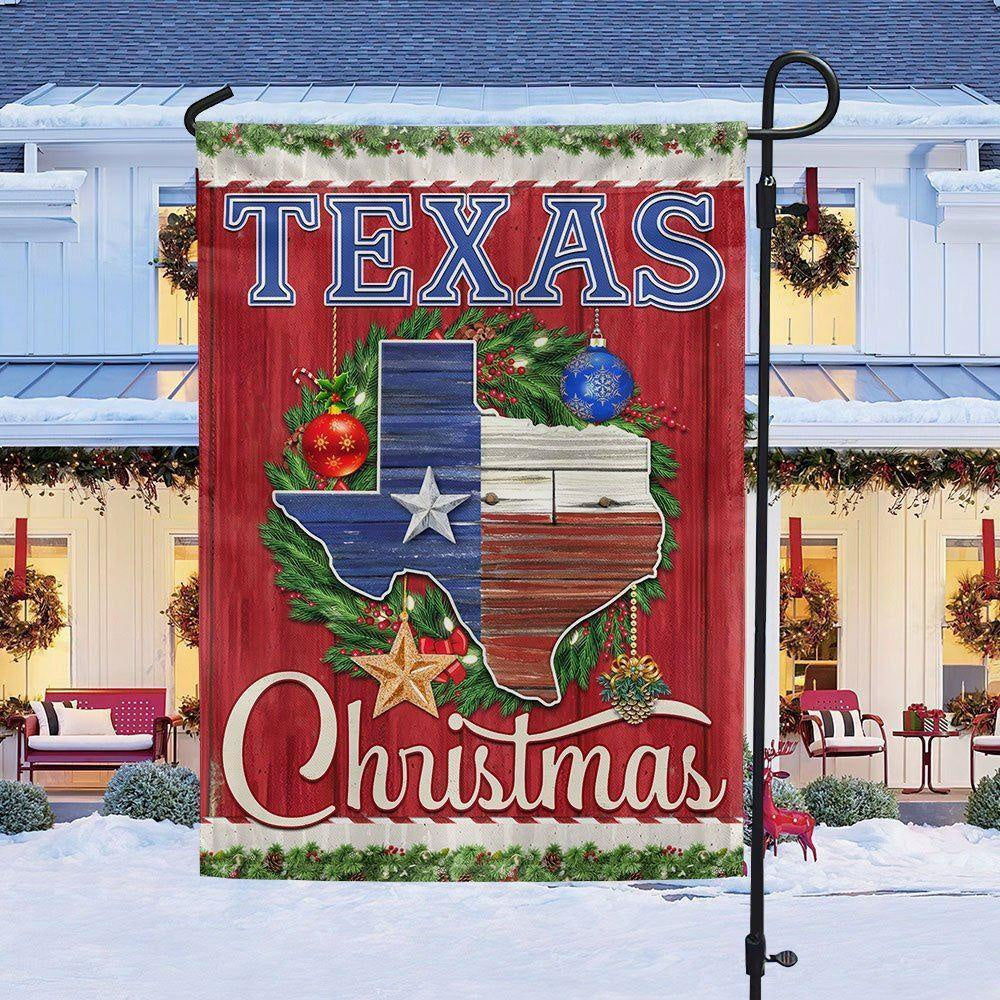 Texas Christmas Flag Merry Christmas, Christmas Outdoor Decor Decoration